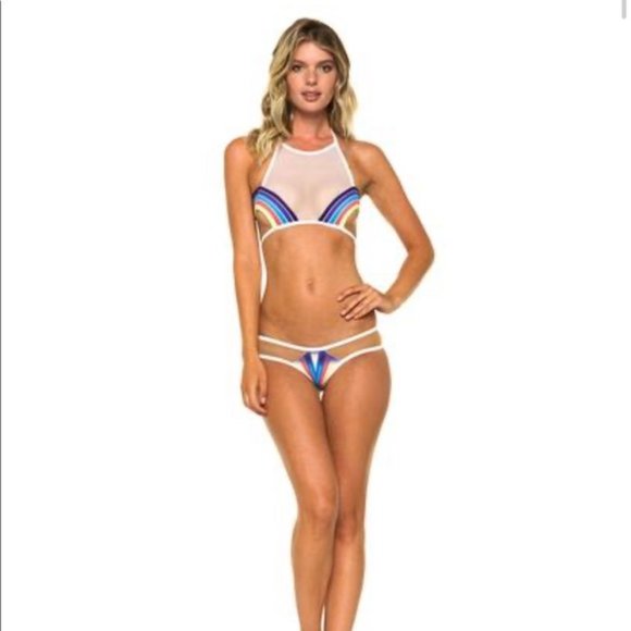 Pacific & Driftwood Pot Of Gold Double Rainbow TOP - Picture 9 of 16